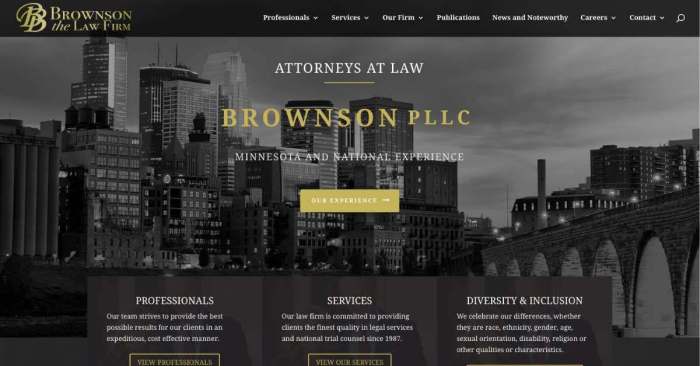 Law firm website design