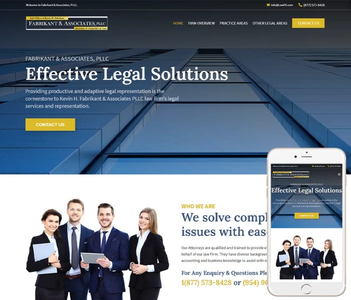 Law firm website design