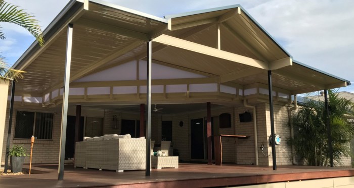 Patio roofing